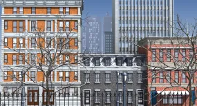 3D Street Day Snow