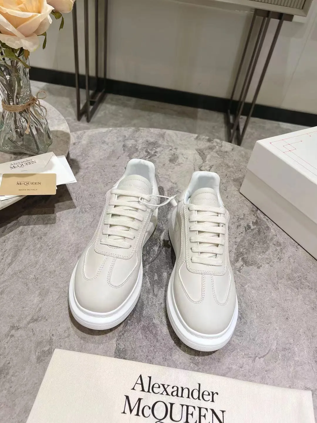 ALMC White Sneakers-160