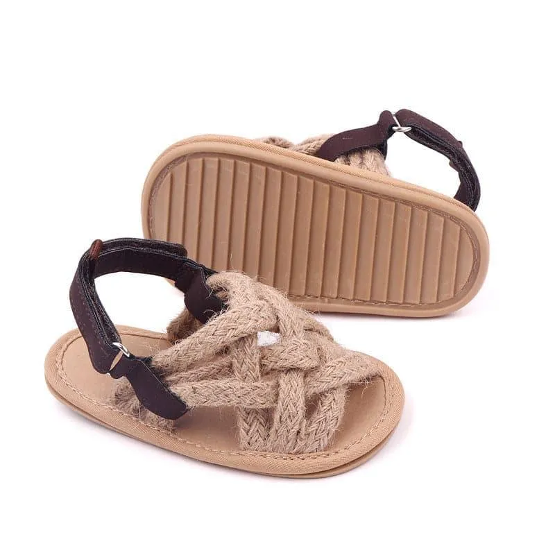 Angelodini™ Simple Hemp Rope Open-toe Sandals for Toddlers