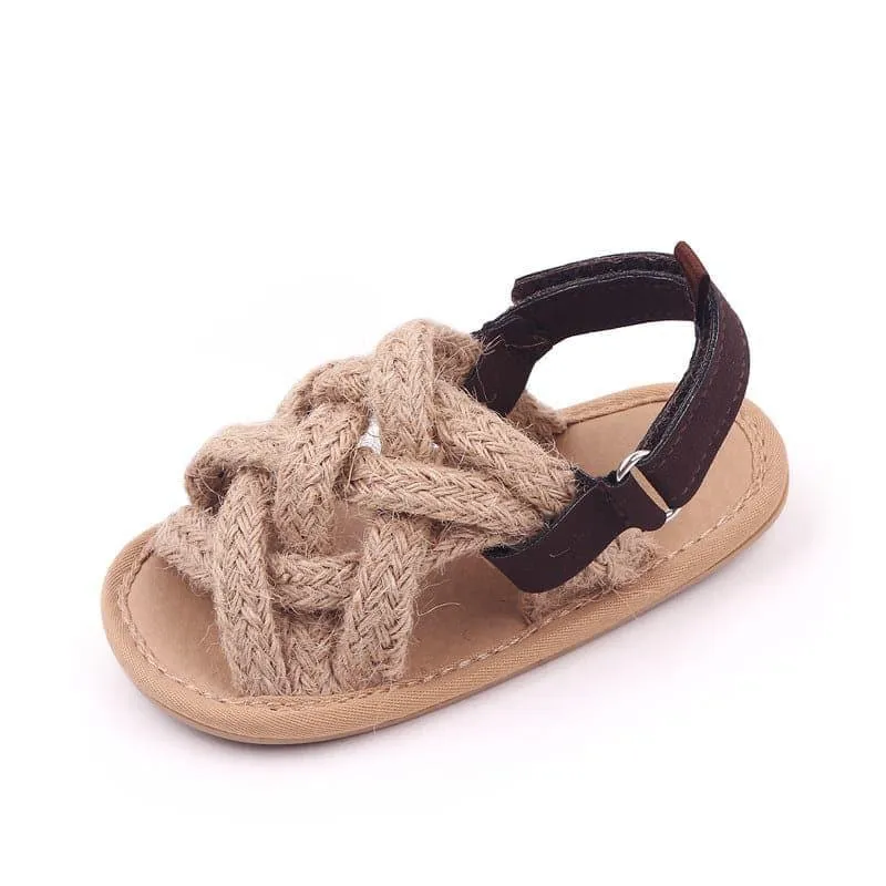 Angelodini™ Simple Hemp Rope Open-toe Sandals for Toddlers