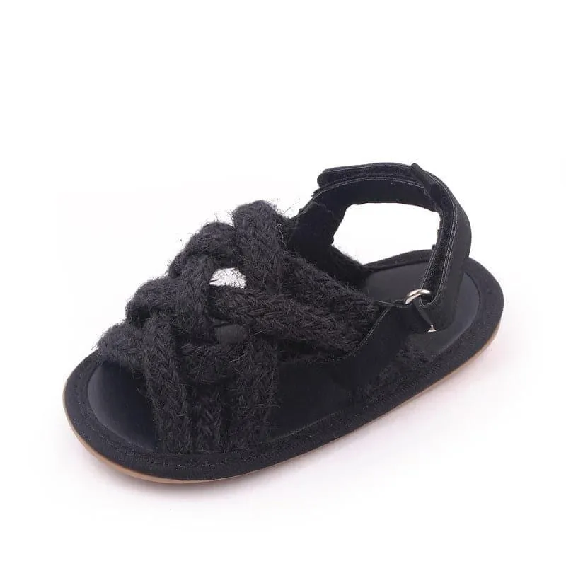 Angelodini™ Simple Hemp Rope Open-toe Sandals for Toddlers
