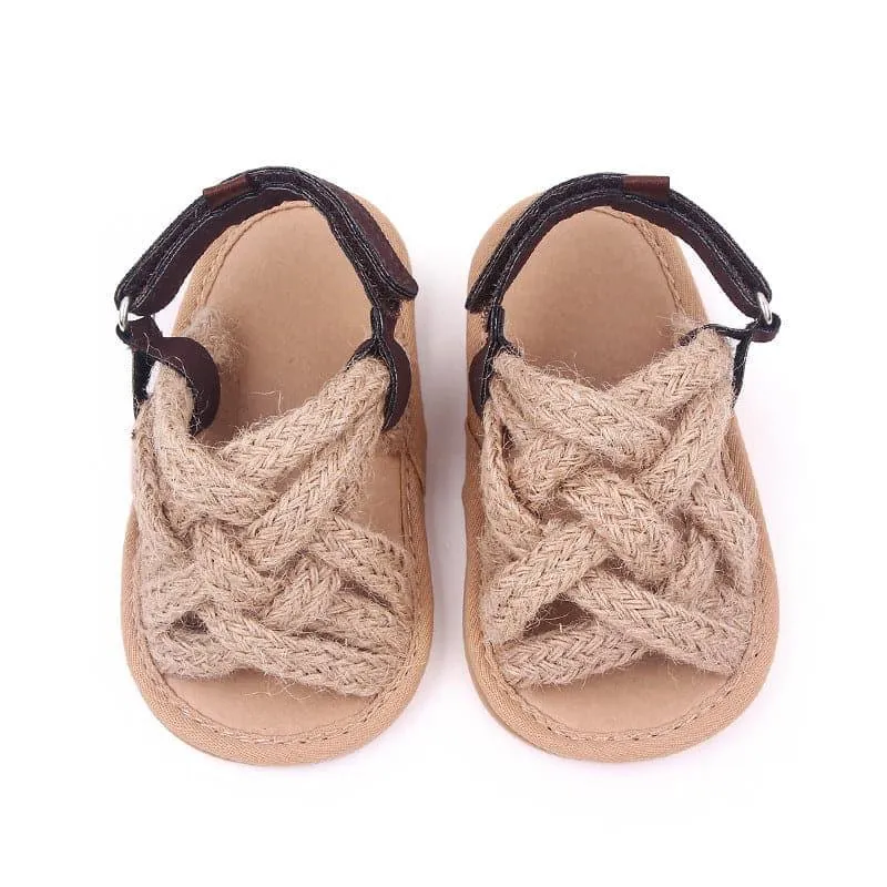 Angelodini™ Simple Hemp Rope Open-toe Sandals for Toddlers