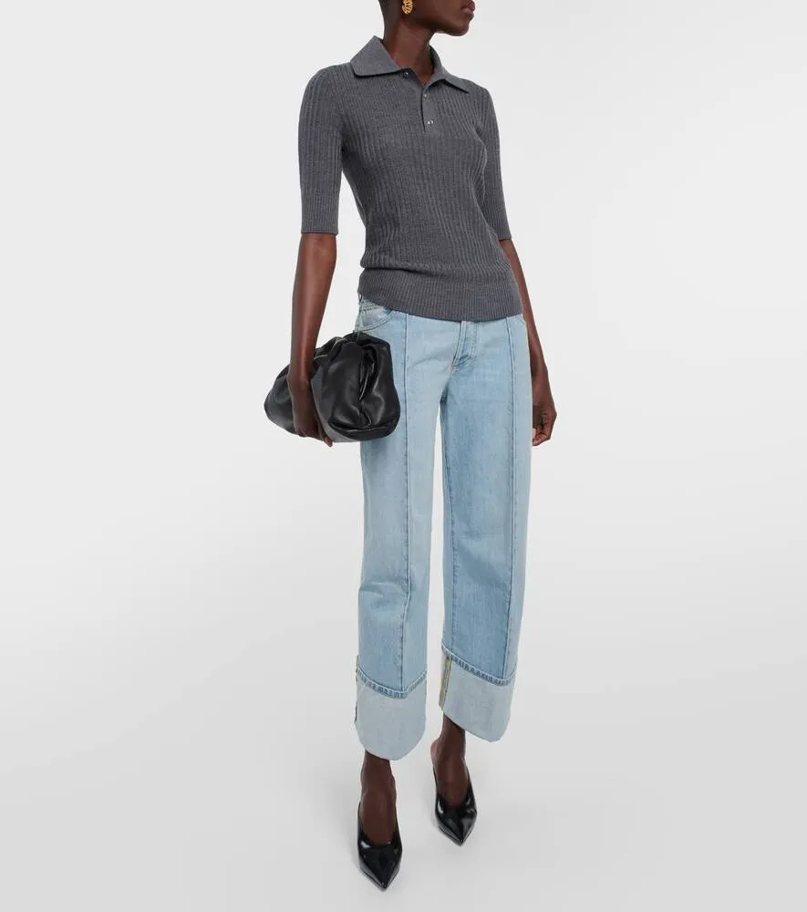 Bottega Veneta Rocket patent leather mules