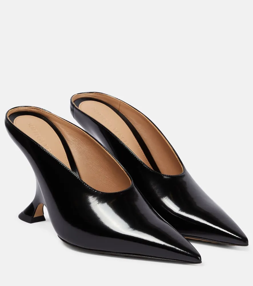Bottega Veneta Rocket patent leather mules