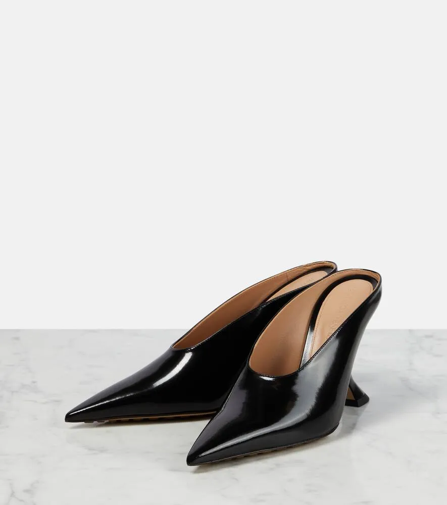 Bottega Veneta Rocket patent leather mules