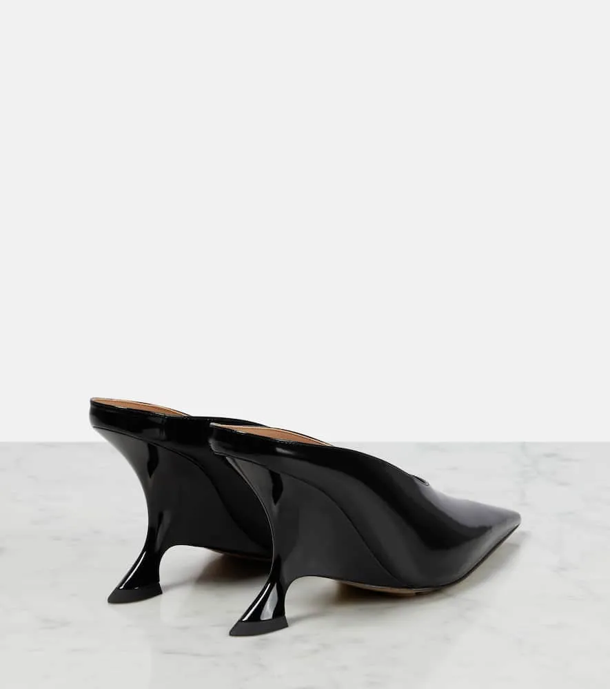 Bottega Veneta Rocket patent leather mules