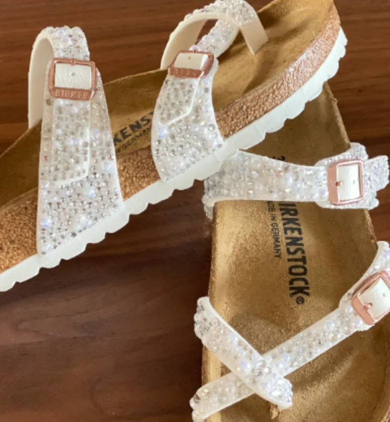 Bridal Crystal Birkenstock Mayari