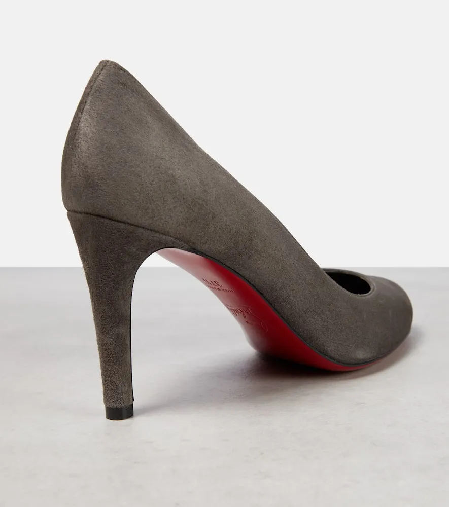 Christian Louboutin Pumppie 85 suede pumps