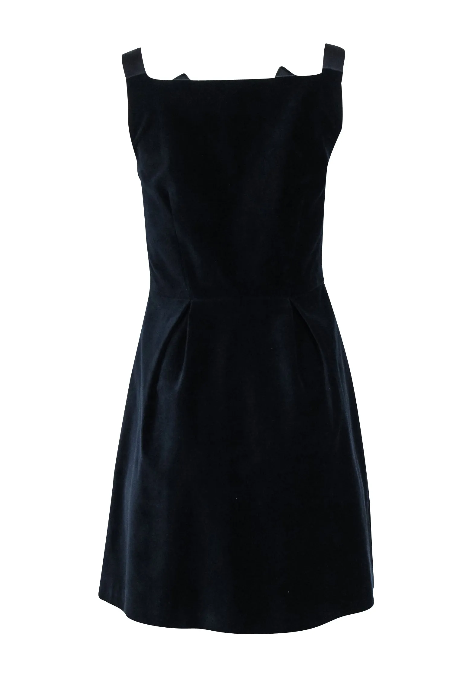 Claudie Pierlot - Navy Velvet Tie Strap Dress Sz 4