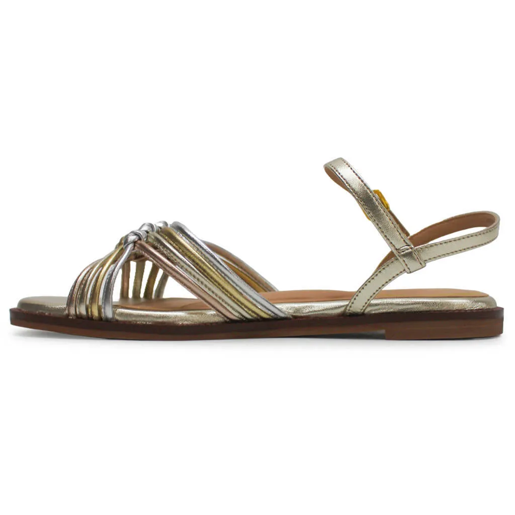 Cole Haan Jitney Knot Leather Women's Slingbacks Sandals