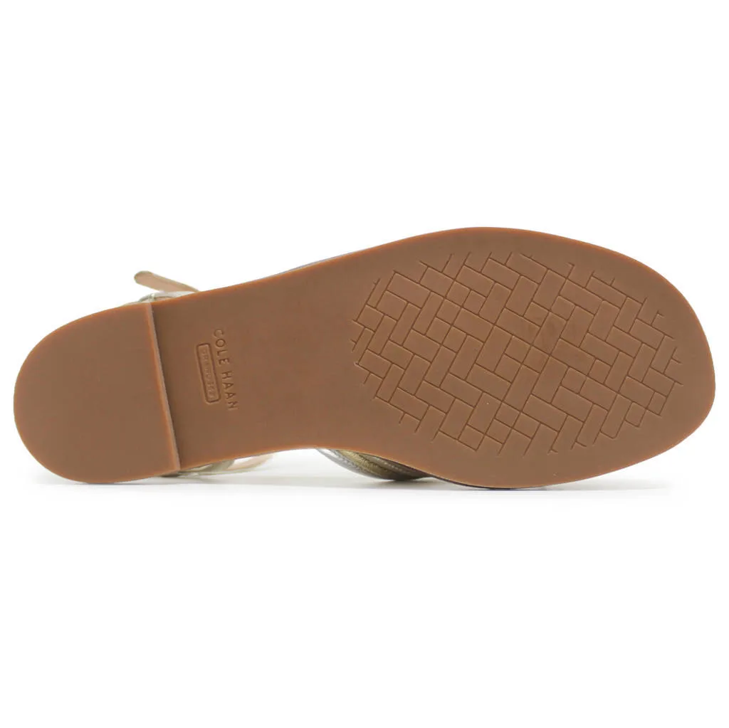 Cole Haan Jitney Knot Leather Women's Slingbacks Sandals