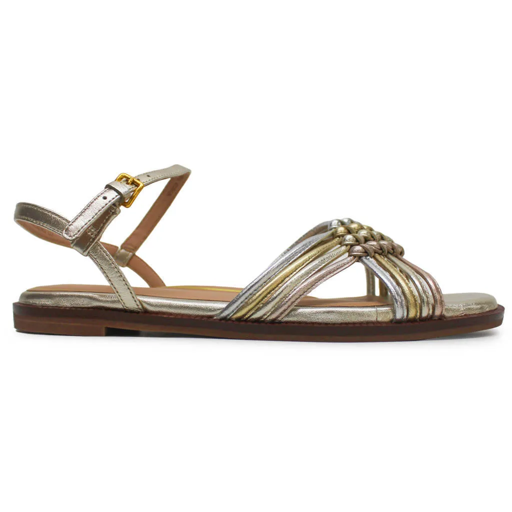 Cole Haan Jitney Knot Leather Women's Slingbacks Sandals
