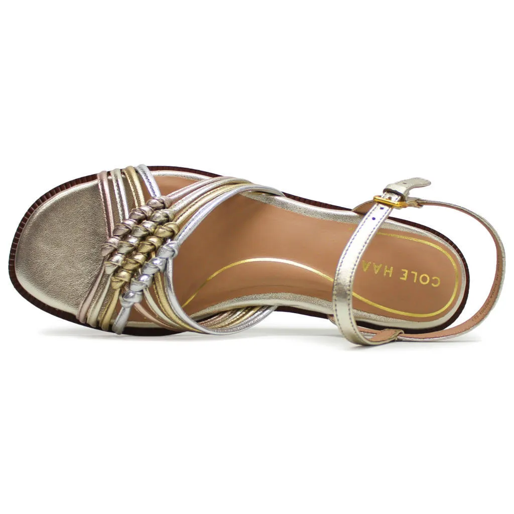Cole Haan Jitney Knot Leather Women's Slingbacks Sandals