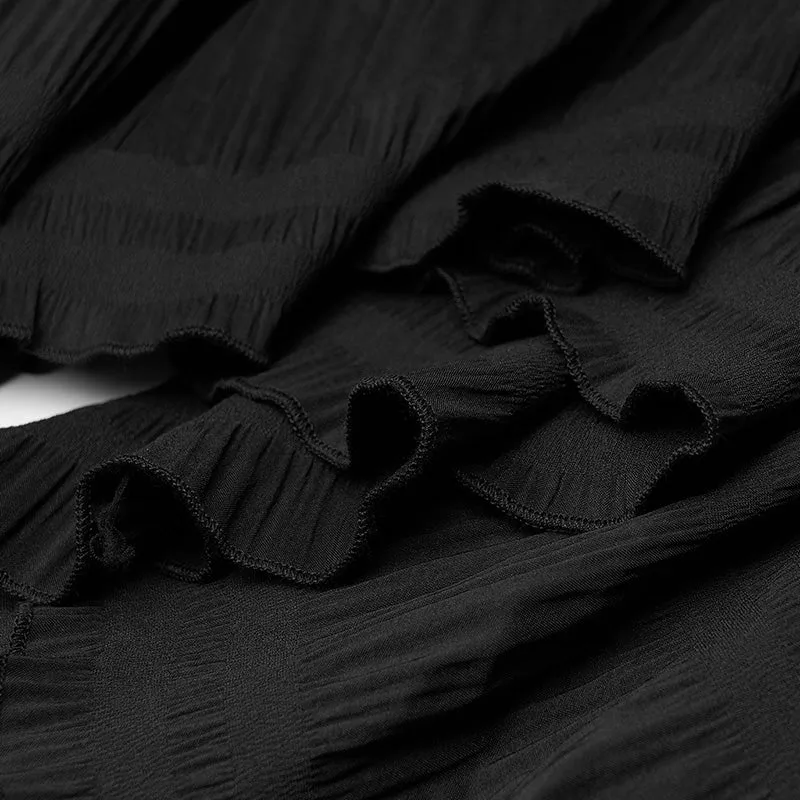 OPQ-854BQF Irregular long overskirt