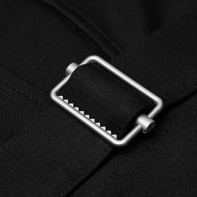 OPQ-917LQF PUNK Stand Collar Dress