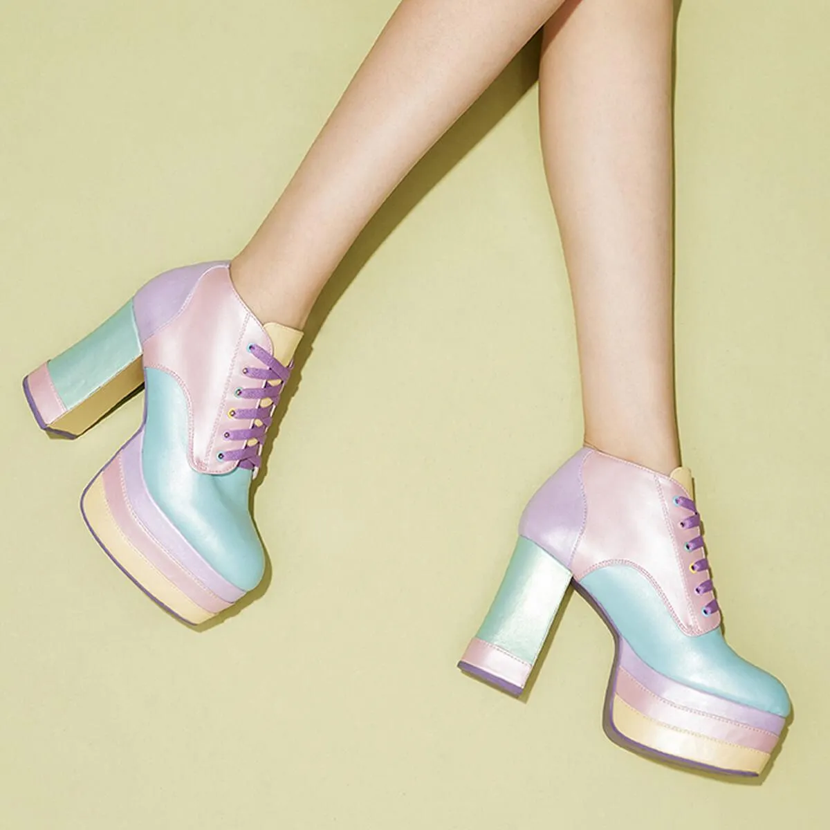 Pastel Cute Aesthetic High Heels Shoes