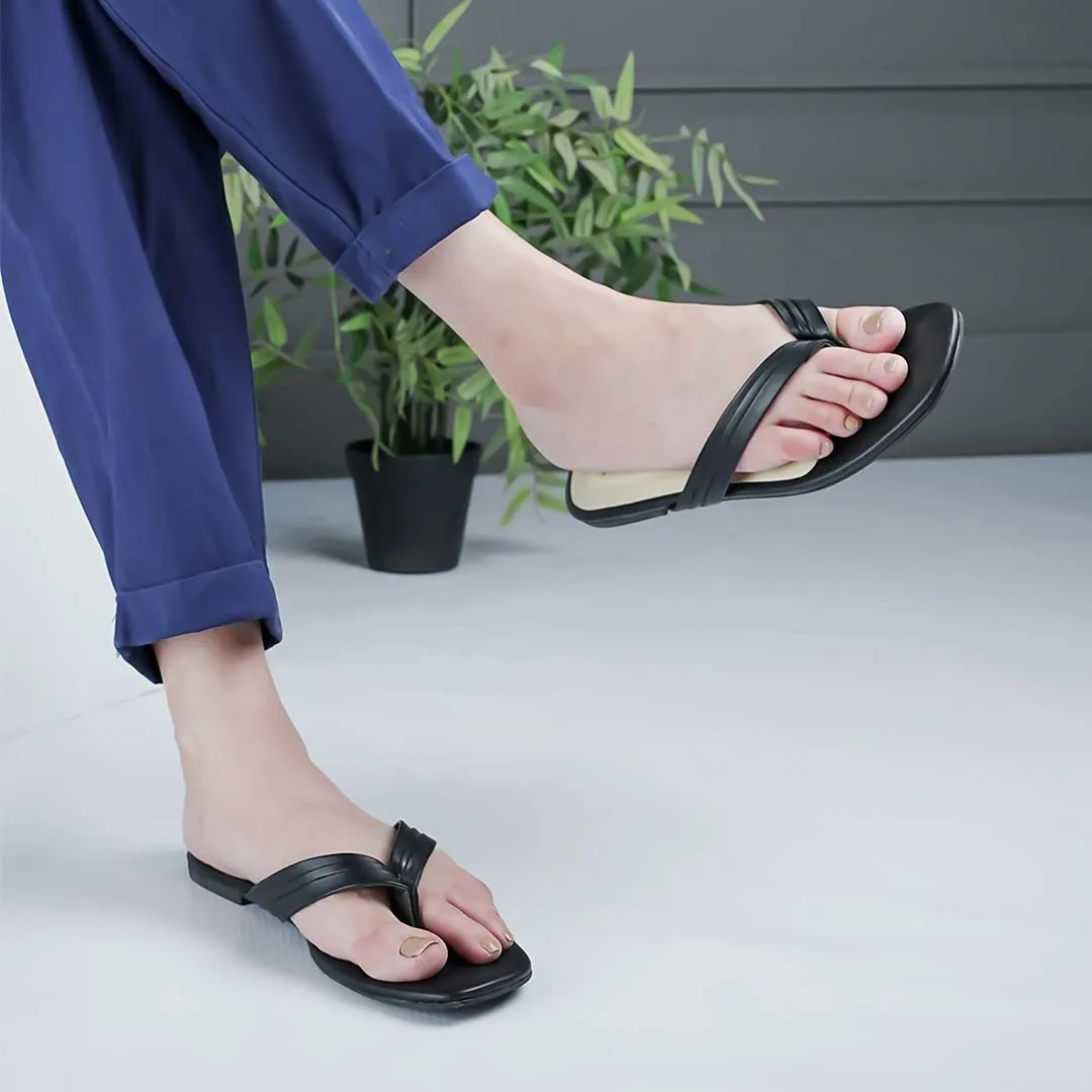 Pleated Flip-Flops