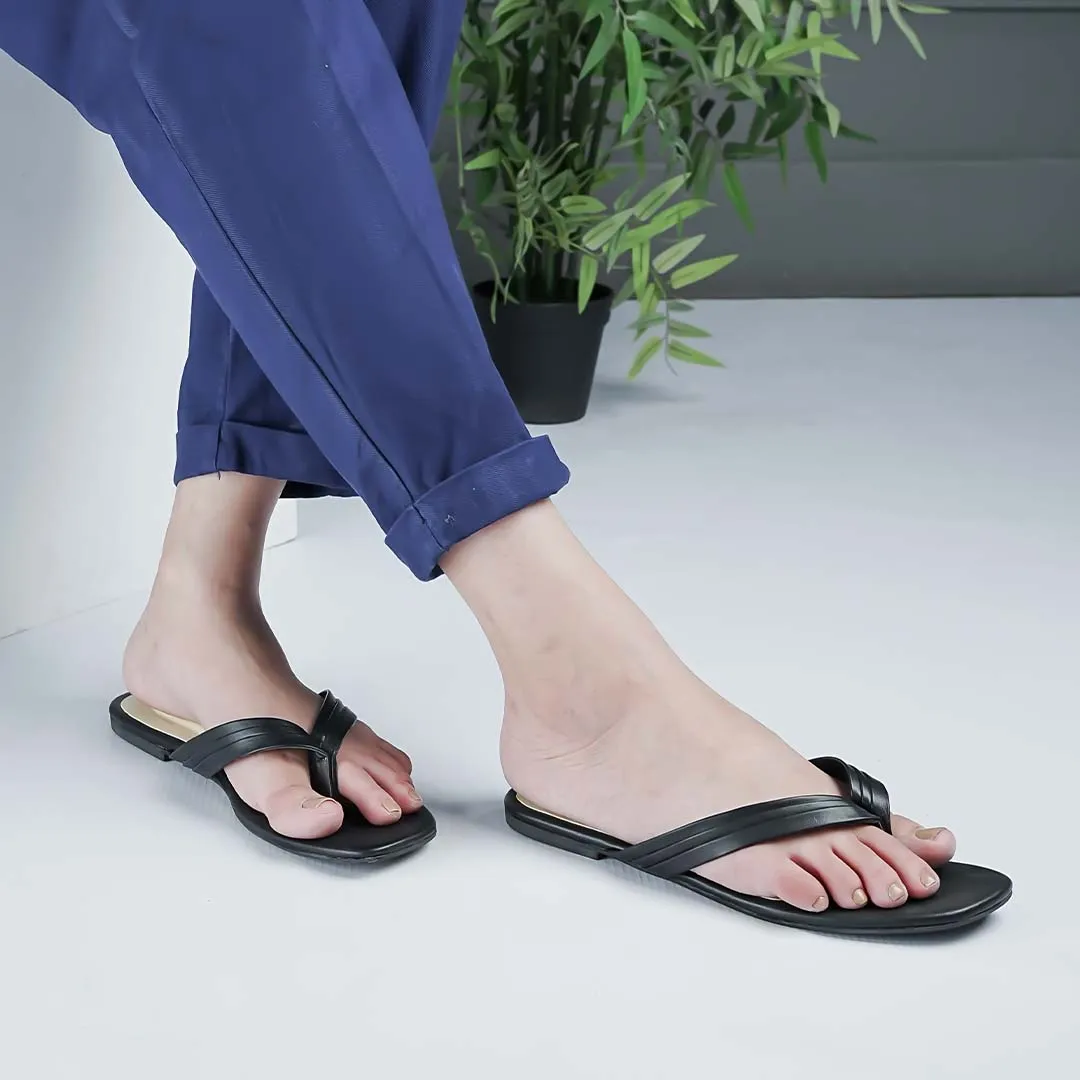 Pleated Flip-Flops