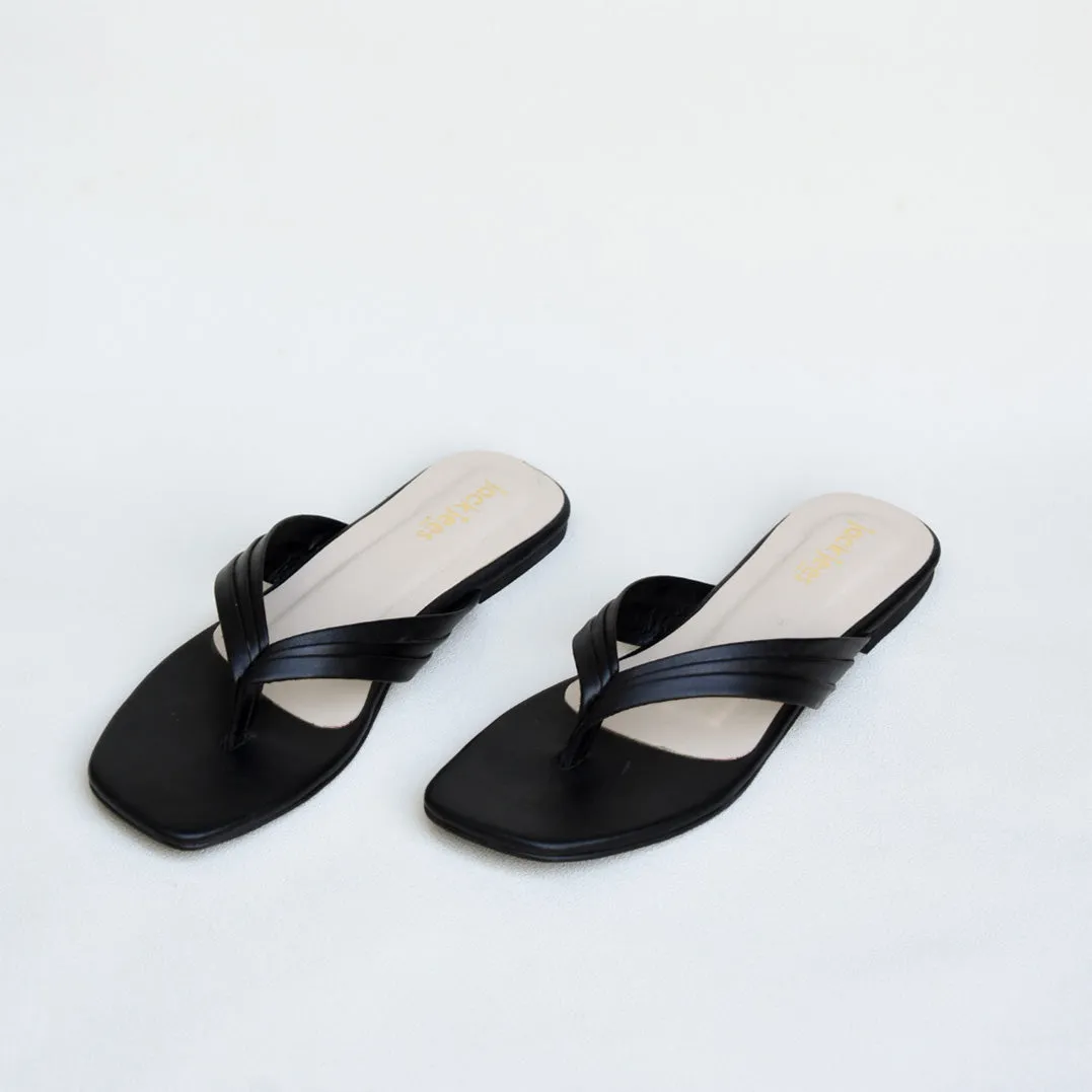 Pleated Flip-Flops