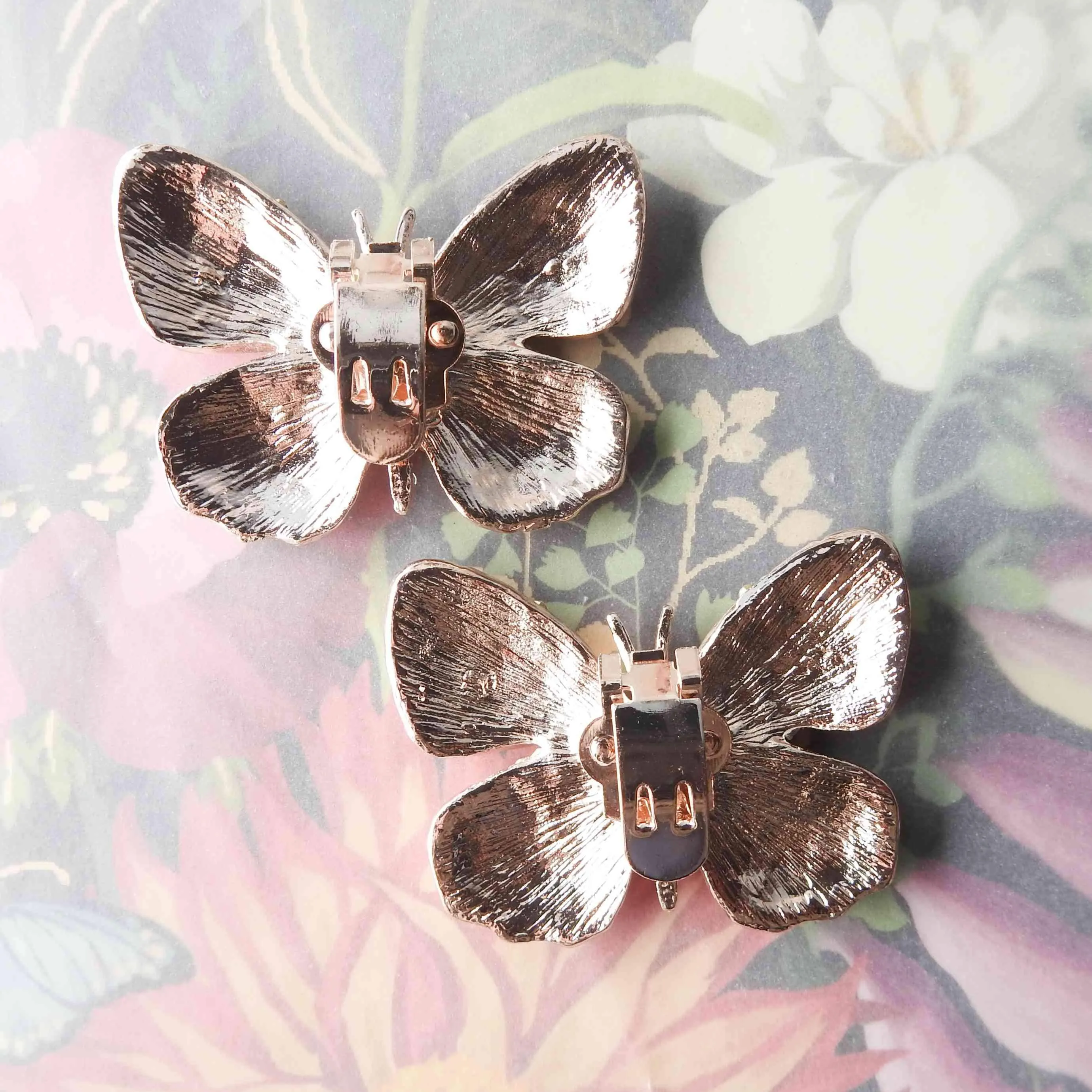 Sparkly Butterfly Clips for Shoes