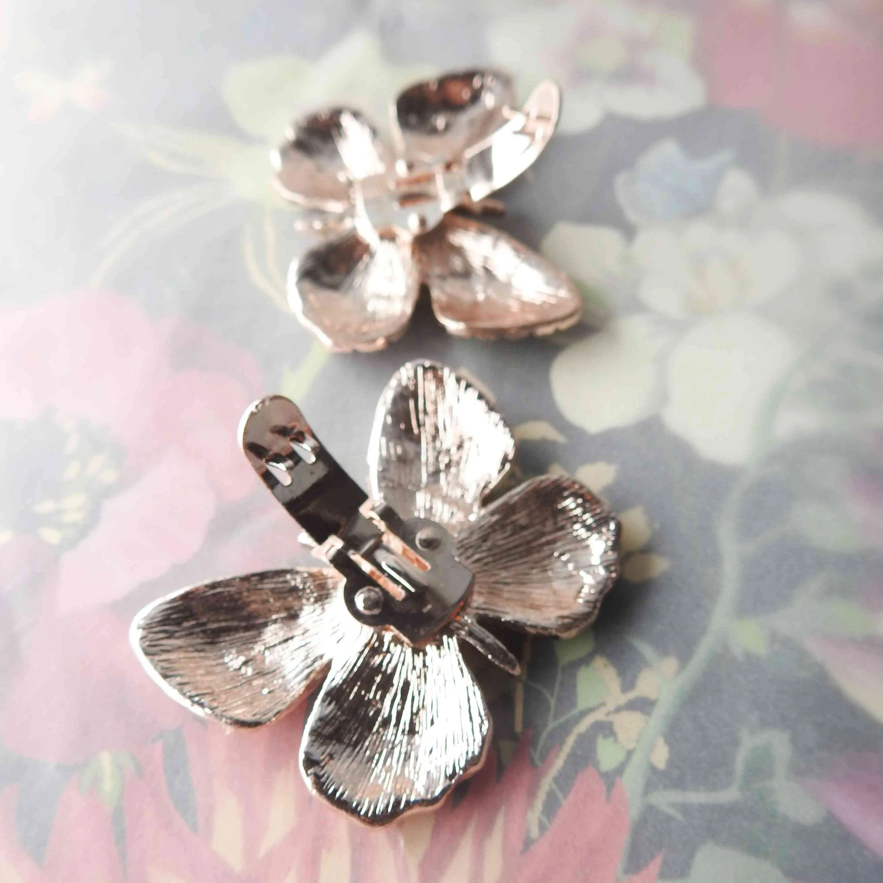 Sparkly Butterfly Clips for Shoes