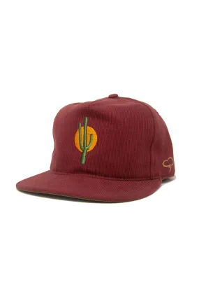 SUNSET CACTUS STRAPBACK Brick