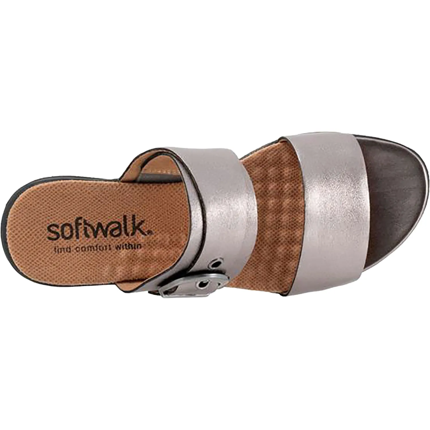 Women's Soft Walk Toki Pewter Leather