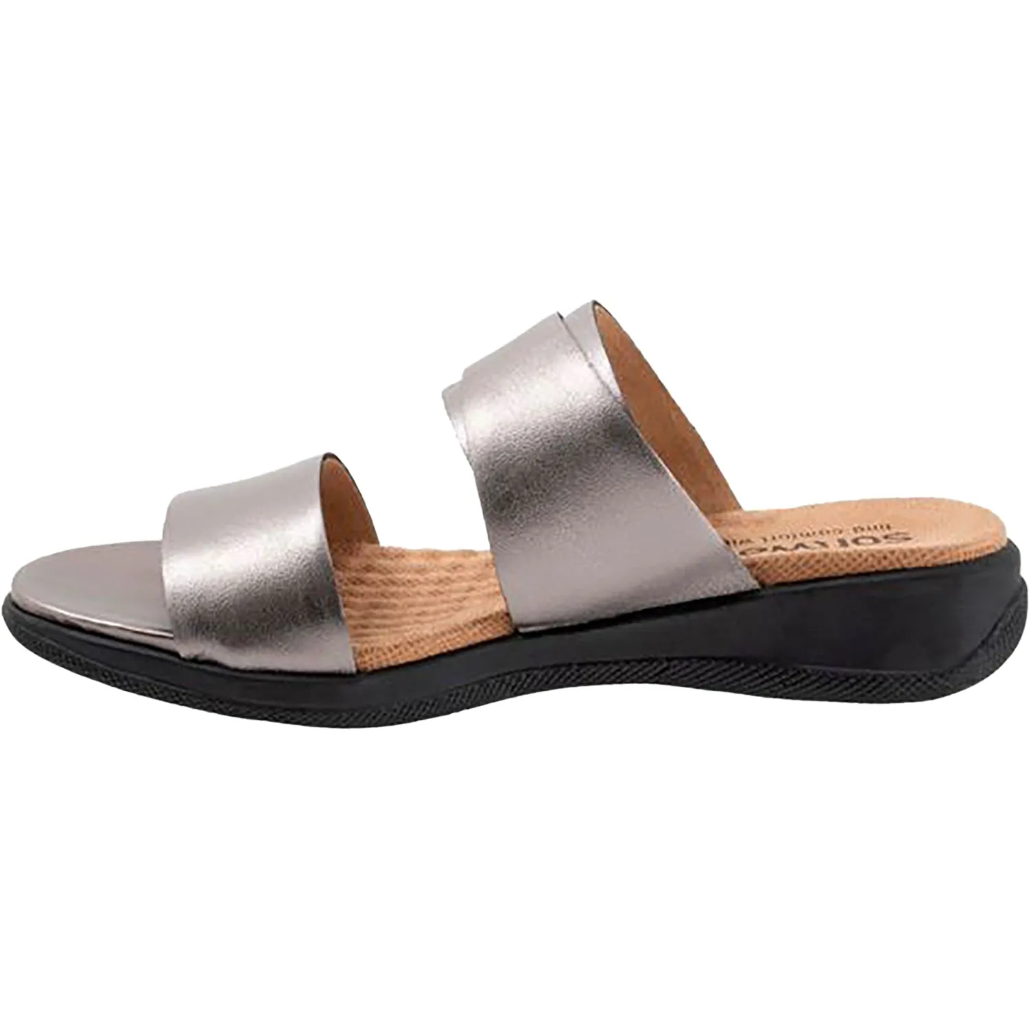 Women's Soft Walk Toki Pewter Leather