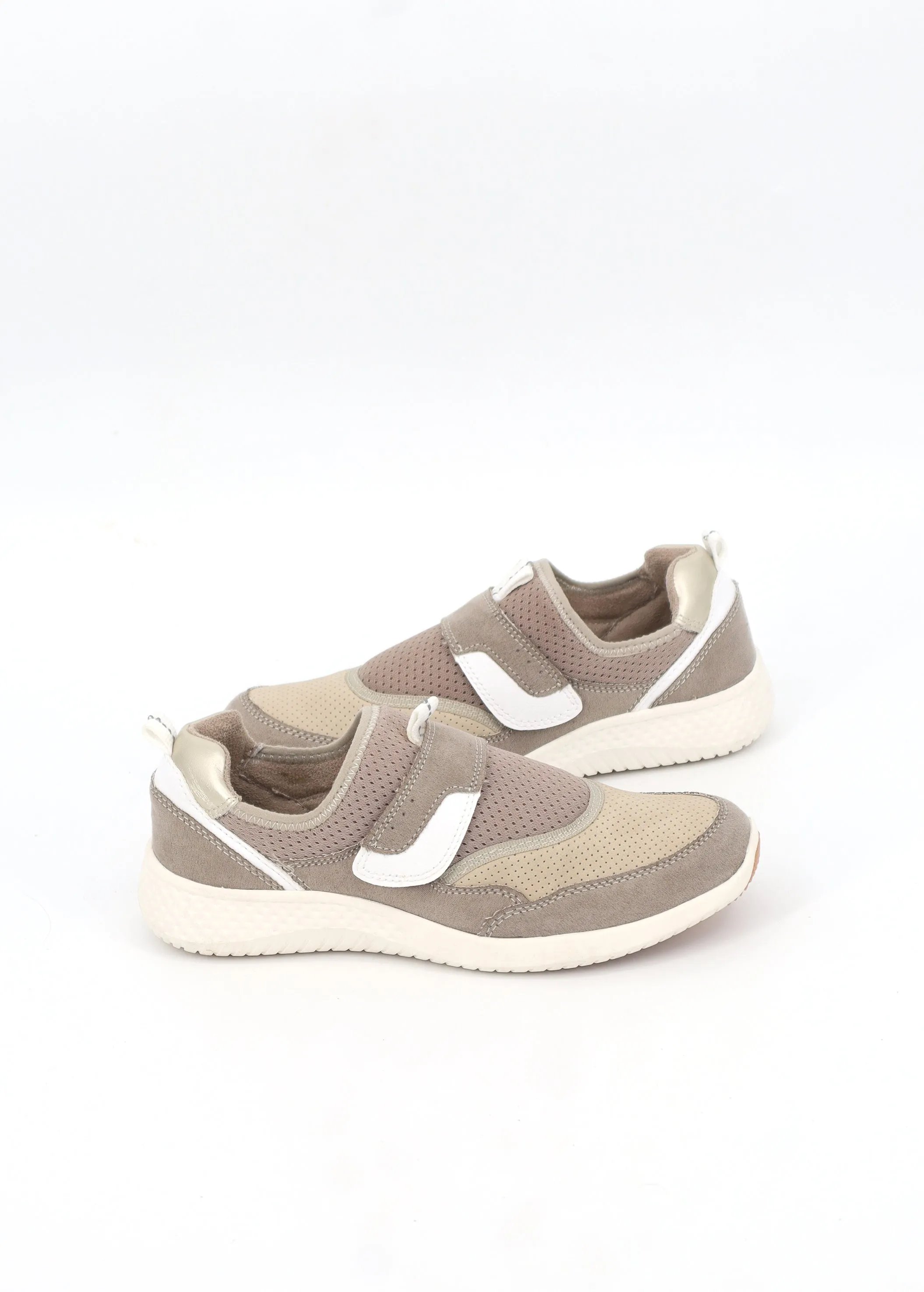 Women's Textured Sneakers,Beige